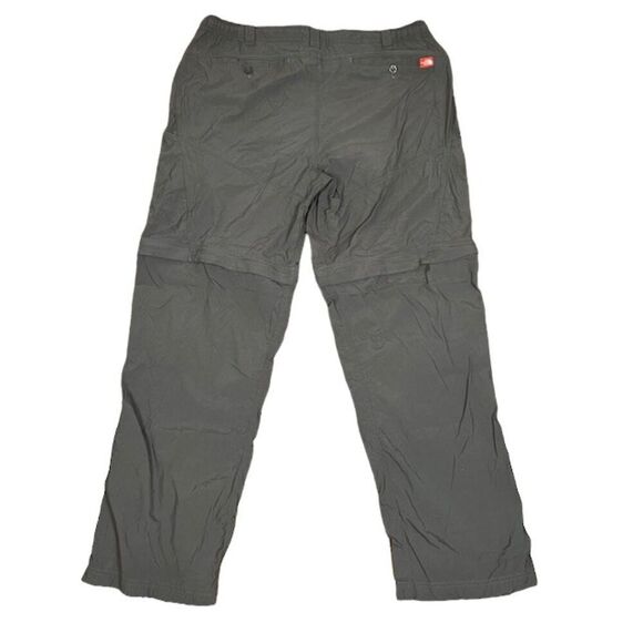 The North Face Convertible Hiking Pants Zip Off Legs Charcoal Men's Size XL - Picture 11 of 16